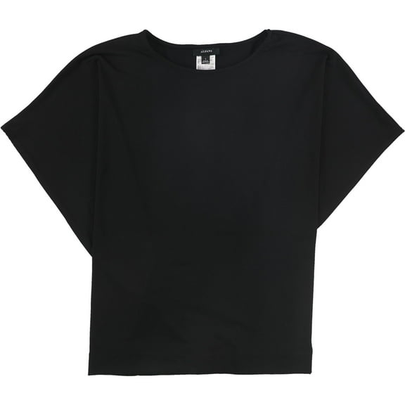 Alfani Womens Solid Pullover Blouse, Black, X-Small