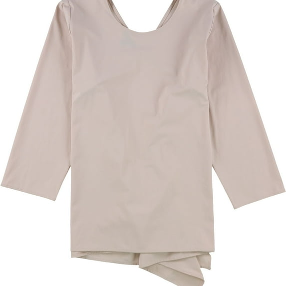 Alfani Womens Solid Pullover Blouse, Pink, Small