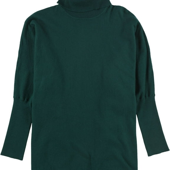 Alfani Womens Solid Pullover Sweater, Green, Small