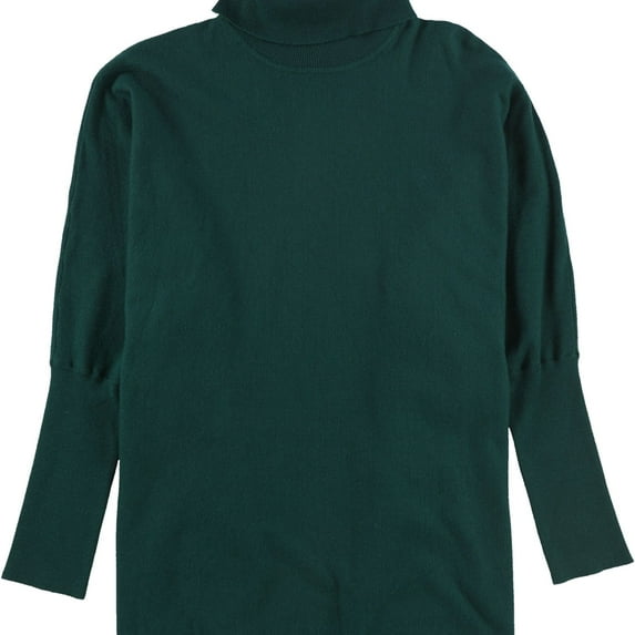 Alfani Womens Solid Pullover Sweater, Green, Small