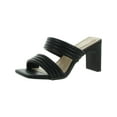 thumbnail image 1 of Alfani Womens Stantonn Leather Strappy Block Heels, 1 of 3