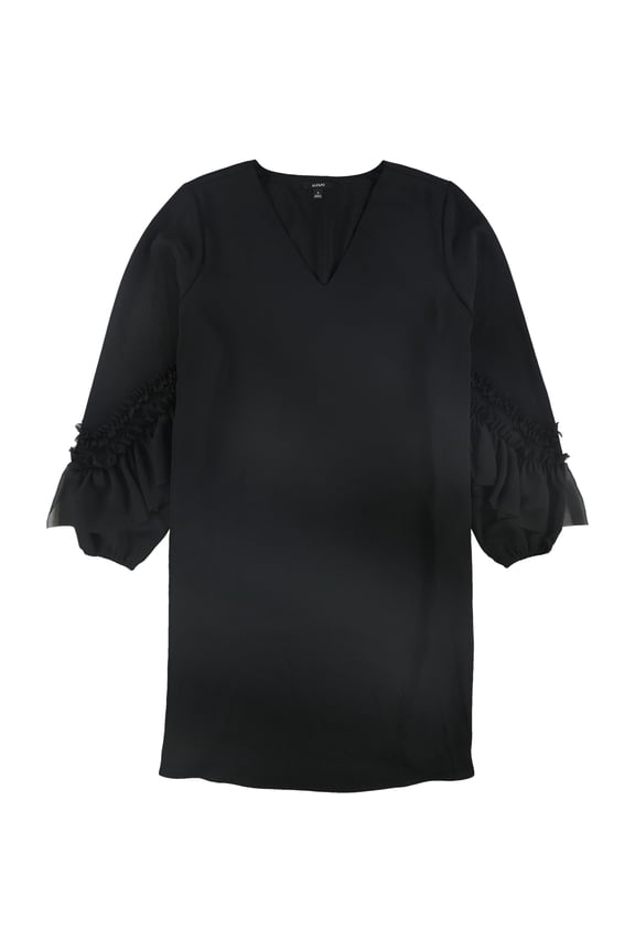 Womens Statement Sleeve A-Line Dress