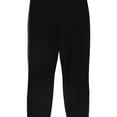 thumbnail image 1 of Alfani Womens Step-Hem Casual Cropped Pants, Black, 4, 1 of 2