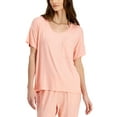 thumbnail image 1 of Alfani Womens Super Soft Scoop-Neck Pajama Top, 1-Piece, Large, Satin Pink, 1 of 1