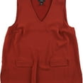 thumbnail image 1 of Alfani Womens Swing Pullover Blouse, Red, 10, 1 of 2