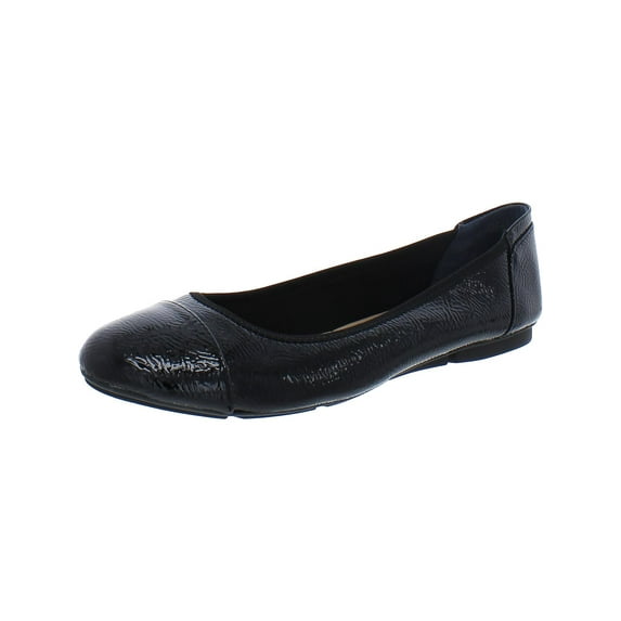 Alfani Womens TAVII2 Faux Leather Slip On Ballet Flats