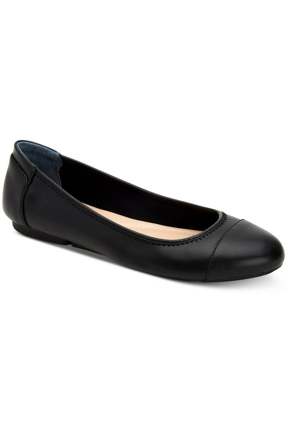 Womens Tavii 2 Faux Leather Slip on Ballet Flats