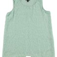 thumbnail image 1 of Alfani Womens Textured Pullover Blouse, Green, X-Small, 1 of 2