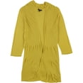 thumbnail image 1 of Alfani Womens Tiered Cardigan Sweater, Yellow, Large, 1 of 1