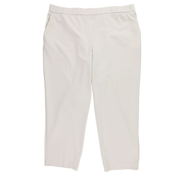 Alfani Womens Tummy-Control Casual Trouser Pants, Brown, XX-Large