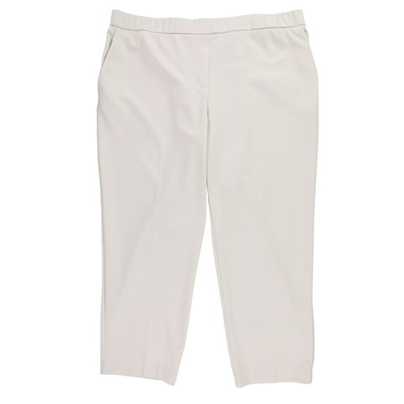 Alfani Womens Tummy-Control Casual Trouser Pants, Brown, XX-Large