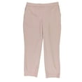 thumbnail image 1 of Alfani Womens Tummy-Control Casual Trouser Pants, Pink, Medium, 1 of 2