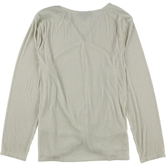 Alfani Womens Twist Front Pullover Blouse, Off-White, Plus Size, 2X