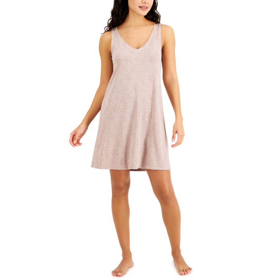 Alfani Womens V-Neck Chemise Nightgown;X-Small