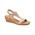 thumbnail image 1 of Alfani Womens Vacanzaa Faux Leather T-Strap Wedge Sandals, 1 of 1