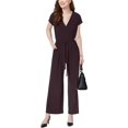 thumbnail image 1 of Alfani Womens Wide Leg Jumpsuit, Red, X-Large, 1 of 1
