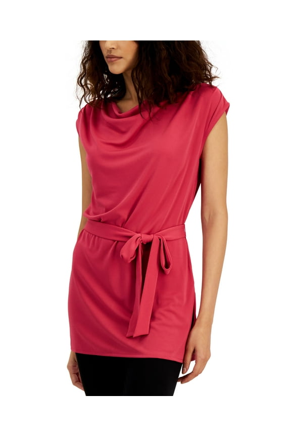 Womens Womens Cowlneck Top Berry Haze 2XL