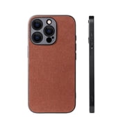 Alfanxi for iPhone 15 Pro Max Case, Alcantara Phone Case Compatible with Mag-Safe Wireless Charging Designed for iPhone 15 Pro Max-Dark Pink