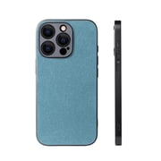 Alfanxi for iPhone 15 Pro Max Case, Alcantara Phone Case Compatible with Mag-Safe Wireless Charging Designed for iPhone 15 Pro Max-Light Blue