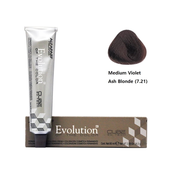 Alfaparf Hair Color- Medium Violet Ash Blonde (7.21)