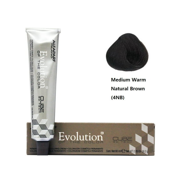 Alfaparf Hair Color- Medium Warm Natural Brown (4NB)