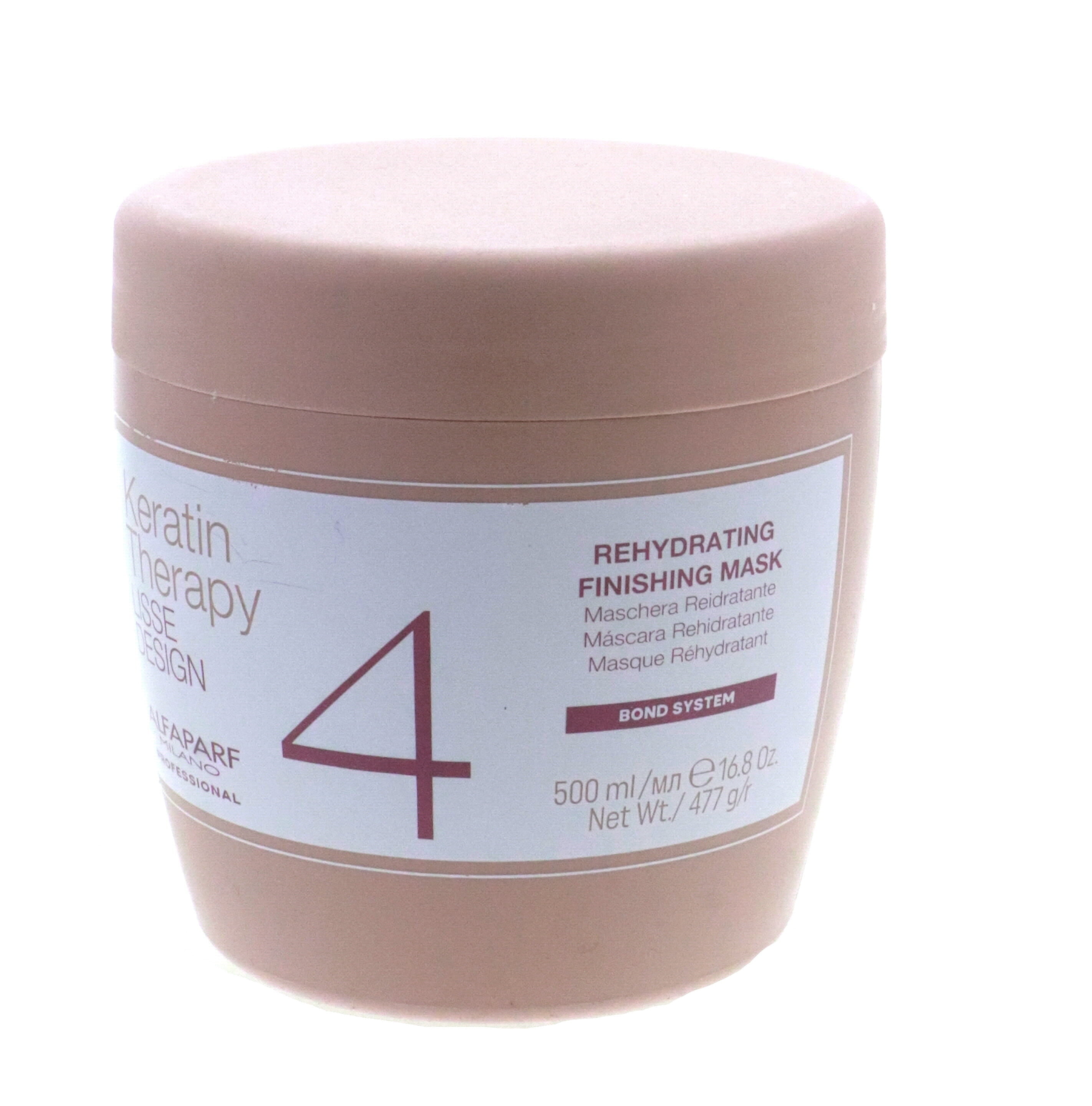 Alfaparf Keratin Theraphy Lisse Design Rehydrating Finishing Mask, 16.8 oz