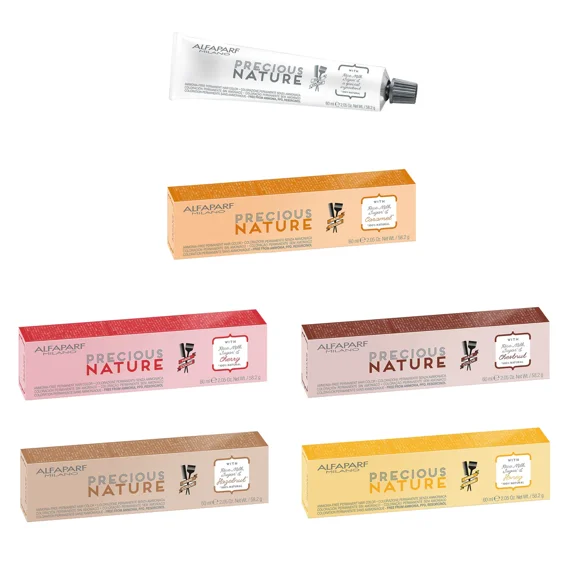 Alfaparf Milano Precious Nature 6BG Dark Natural Blonde Ammonia-Free Permanent Hair Color 2.05 Ounce 58.2 Gram