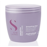 Alfaparf Milano Semi Di Lino Smooth Mask for Frizzy and Rebel Hair - Intensive Detangling Hair Treatment - Controls Frizz - Straightens and Hydrates Unruly Hair, 16.9 fl. oz.