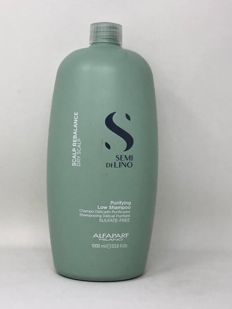 Alfaparf Semi Di Lino Scalp Rebalance Purifying Low Shampoo For Dry Scalp  33.8 oz 