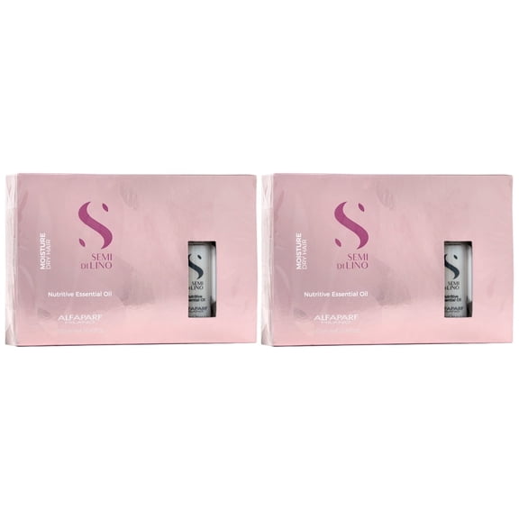 Alfaparf SemiDi Lino Moisture Nutritive Essential Oil 6x13ml (Pack of 2)