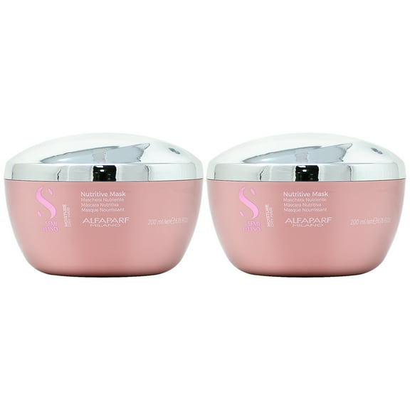 Alfaparf SemiDi Lino Moisture Nutritive Mask 6.76oz (Pack of 2)