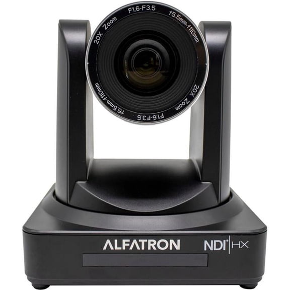 Alfatron ALF-12X-NDIC NDI PTZ Camera with 12X Optical Zoom SDI & HDMI Output, Black