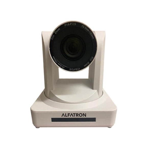Alfatron ALF-20X-SDIW SDI PTZ Camera with 20X Optical Zoom SDI HDMI Output, White