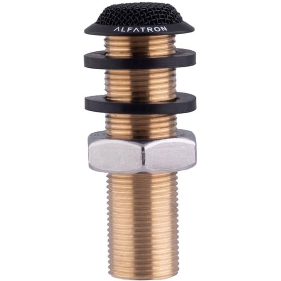 Alfatron ALF-BM10-B Half-Spherical Condenser Boundary Microphone, Black