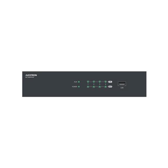 Alfatron ALF-DSP44-UD 4-in & 4-Out Audio Digital Processor with Dante