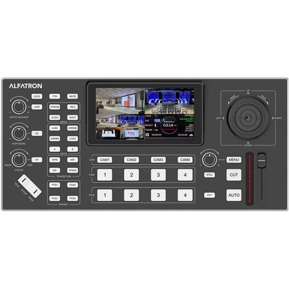 Alfatron ALF-VM-41 Multifunctional & Professional Quad HDMI Video Switcher with 4x HDMI Input Ports