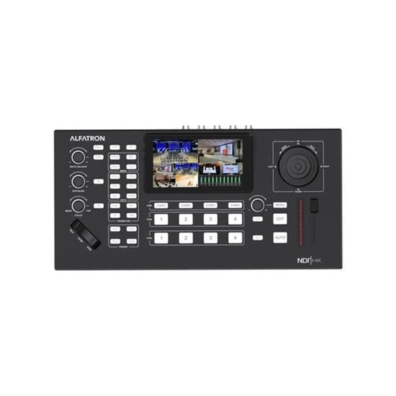 Alfatron ALF-VM-52 VM-52 Multifunctional Professional Quad Camera Video Switcher with 4 HDMI Inputs