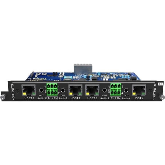 Alfatron ALFMMX-4O-BT 4K 4x Black HDMI HD BaseT CAT6 Outputs Excludes Receiver