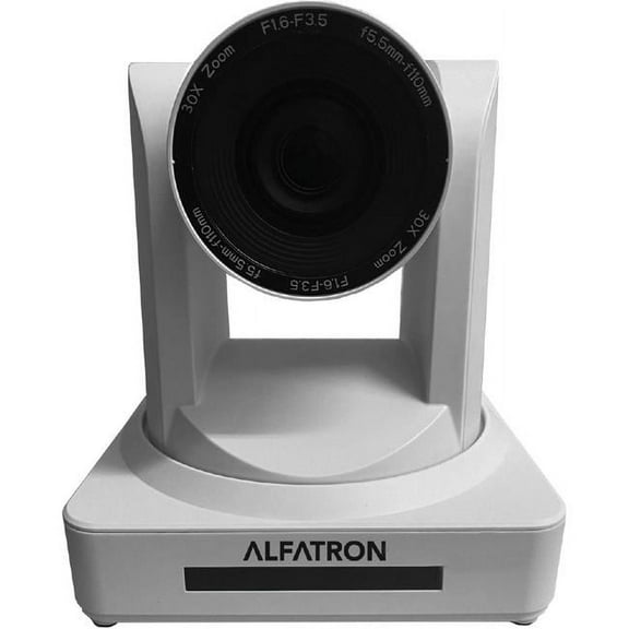 Alfatron Electronics ALF-30X-SDIW 1080P HD PTZ Camera with SDI & a 30x Zoom Lens, White