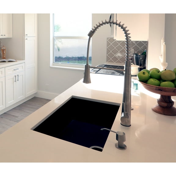 Alfi Brand Ab3020um Alfi Trade 29-7/8" Undermount Single Basin Granite Composite