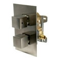 thumbnail image 1 of Alfi Brand  Square Knob 1 Way Thermostatic Shower Mixer - Brushed Nickel, 1 of 1
