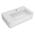 thumbnail image 1 of Alfi Trade B-RA75-1H 30 in. Rectangular Wall Mount Sink with Single Faucet Drilling & Rear Center Drain Location, 1 of 7