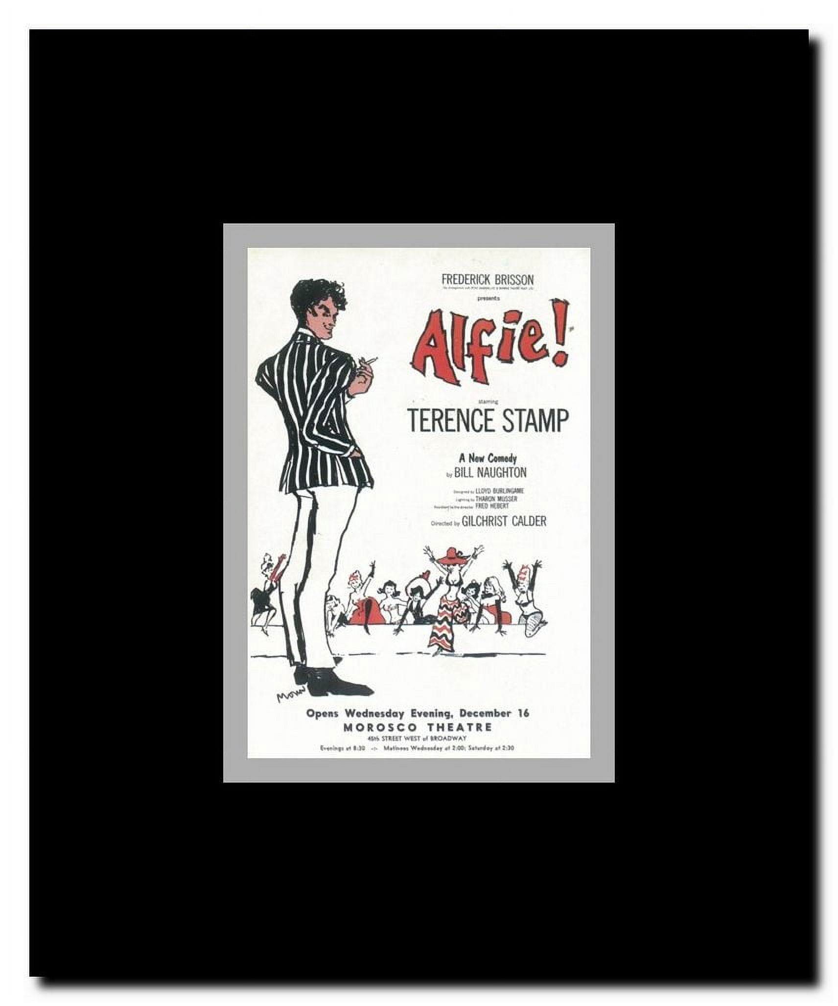 Alfie! (Broadway) Framed Movie Poster