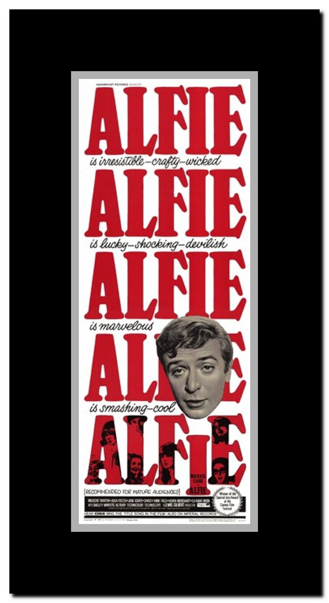 Alfie Framed Movie Poster