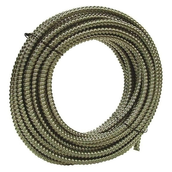 Alflex Conduit 1/2" x 100ft - Aluminum RWA Metal Conduit, Flexible Electrical Tubing, UL Listed for Exposed & Concealed Applications