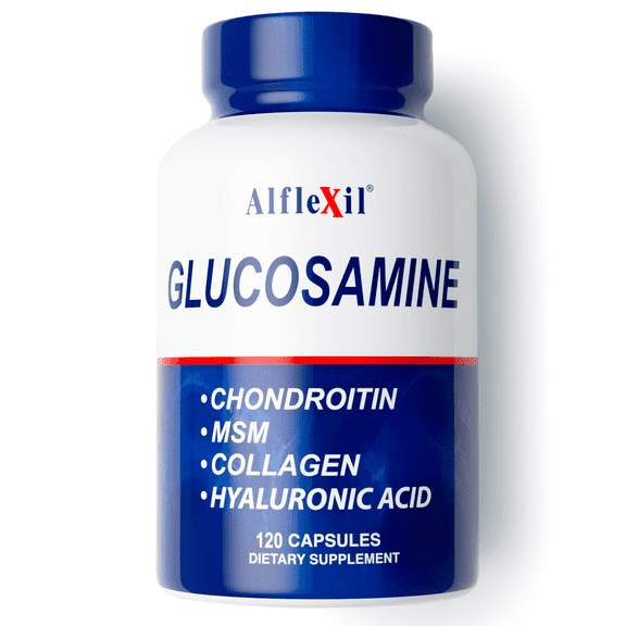Alflexil Glucosamine Chondroitin MSM Collagen - 120 Capsules