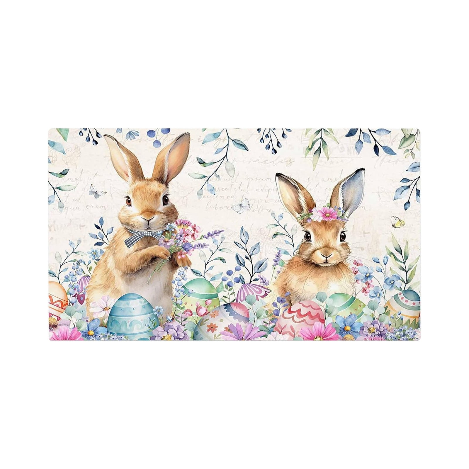 Alfombras Para Salas Modernas Happy Easter Bunny Decorative Door Mat