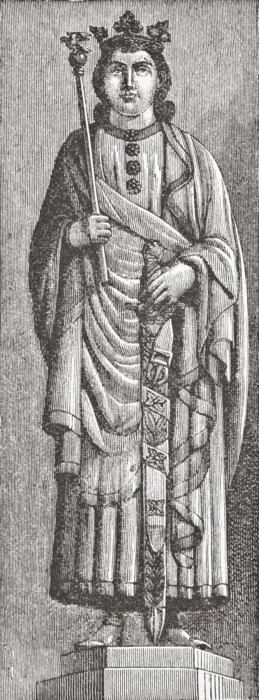 Alfonso X The Wise King Of Castile 1221 - 1284 From Science And Literature In The Middle Ages By Paul Lacroix Published London 1878 Canvas Art - Ken Welsh Design Pics (13 x 36)