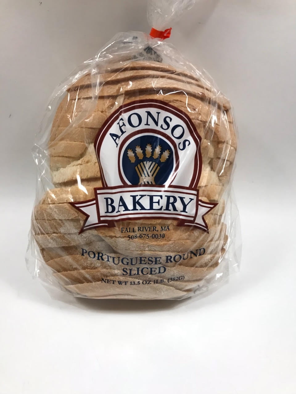 Alfonsos Bakery Portuguese Round Sliced