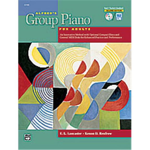 Alfred 00-22164 Group Piano for Adults- Teacher s Handbook 1- 2nd Edition - Music Book